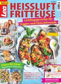 Titelbild der Ausgabe 2/2026 von Lea Heissluftfritteuse. Diese Zeitschrift und viele weitere Kochzeitschriften und Backzeitschriften als Abo oder epaper bei United Kiosk online kaufen.