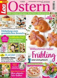 Titelbild der Ausgabe 1/2020 von Lea Ostern. Diese Zeitschrift und viele weitere Kochzeitschriften und Backzeitschriften als Abo oder epaper bei United Kiosk online kaufen.