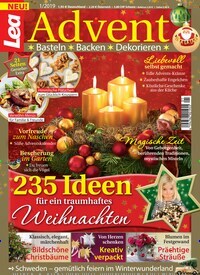 Titelbild der Ausgabe 1/2019 von Lea Sonderheft Advent. Diese Zeitschrift und viele weitere Kochzeitschriften und Backzeitschriften als Abo oder epaper bei United Kiosk online kaufen.