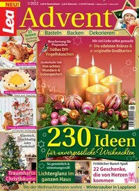 Titelbild der Ausgabe 1/2022 von Lea Sonderheft Advent. Diese Zeitschrift und viele weitere Kochzeitschriften und Backzeitschriften als Abo oder epaper bei United Kiosk online kaufen.