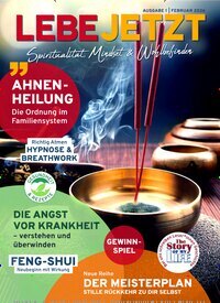 Titelbild der Ausgabe 1/2026 von Lebe jetzt - Spiritualität, Mindset & Wohlbefinden. Diese Zeitschrift und viele weitere Frauenzeitschriften als Abo oder epaper bei United Kiosk online kaufen.