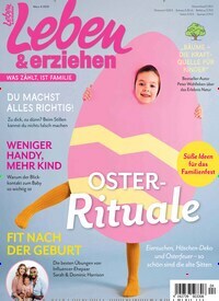 Titelbild der Ausgabe 4/2020 von Leben & erziehen. Diese Zeitschrift und viele weitere Elternzeitschriften und Tierzeitschriften als Abo oder epaper bei United Kiosk online kaufen.
