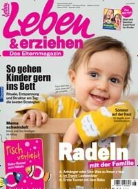 Titelbild der Ausgabe 6/2019 von Leben & erziehen. Diese Zeitschrift und viele weitere Elternzeitschriften und Tierzeitschriften als Abo oder epaper bei United Kiosk online kaufen.