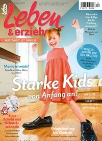 Titelbild der Ausgabe 12/2020 von Leben & erziehen. Diese Zeitschrift und viele weitere Elternzeitschriften und Tierzeitschriften als Abo oder epaper bei United Kiosk online kaufen.