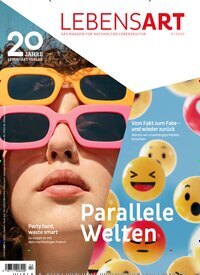 Titelbild der Ausgabe 4/2025 von Lebensart. Diese Zeitschrift und viele weitere Lifestylemagazine und Peoplemagazine als Abo oder epaper bei United Kiosk online kaufen.