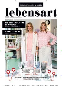Titelbild der Ausgabe 7/2025 von lebensart - Flensburg, Schleswig, Nordfriesland. Diese Zeitschrift und viele weitere Lifestylemagazine und Peoplemagazine als Abo oder epaper bei United Kiosk online kaufen.