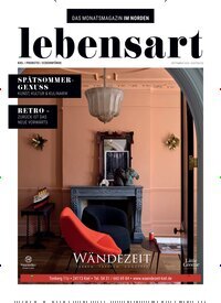 Titelbild der Ausgabe 9/2025 von lebensart - Kiel, Probstei, Eckernförde. Diese Zeitschrift und viele weitere Lifestylemagazine und Peoplemagazine als Abo oder epaper bei United Kiosk online kaufen.
