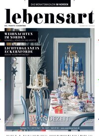 Titelbild der Ausgabe 12/2025 von lebensart - Kiel, Probstei, Eckernförde. Diese Zeitschrift und viele weitere Lifestylemagazine und Peoplemagazine als Abo oder epaper bei United Kiosk online kaufen.