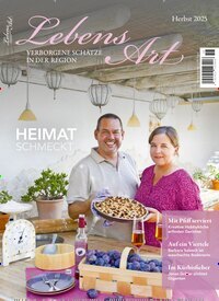 Titelbild der Ausgabe 58/2025 von LebensArt Magazin. Diese Zeitschrift und viele weitere Reisemagazine, Freizeitmagazine und Wissensmagazine als Abo oder epaper bei United Kiosk online kaufen.