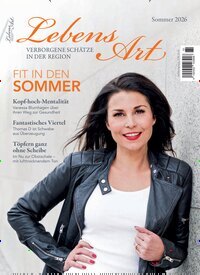 Titelbild der Ausgabe 61/2026 von LebensArt Magazin. Diese Zeitschrift und viele weitere Reisemagazine, Freizeitmagazine und Wissensmagazine als Abo oder epaper bei United Kiosk online kaufen.