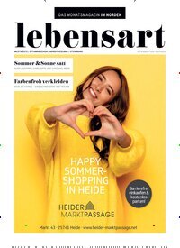 Titelbild der Ausgabe 7/2026 von lebensart - Westküste, Dithmaschen, Nordfriesland. Diese Zeitschrift und viele weitere Lifestylemagazine und Peoplemagazine als Abo oder epaper bei United Kiosk online kaufen.