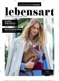 Titelbild der Ausgabe 11/2025 von lebensart - Westküste, Dithmaschen, Nordfriesland. Diese Zeitschrift und viele weitere Lifestylemagazine und Peoplemagazine als Abo oder epaper bei United Kiosk online kaufen.