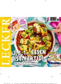 Titelbild der Ausgabe 6/2024 von Lecker. Diese Zeitschrift und viele weitere Kochzeitschriften und Backzeitschriften als Abo oder epaper bei United Kiosk online kaufen.