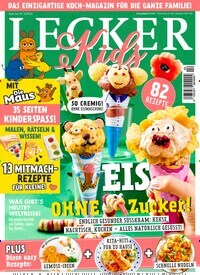 Titelbild der Ausgabe 2/2023 von Lecker Kids. Diese Zeitschrift und viele weitere Kochzeitschriften und Backzeitschriften als Abo oder epaper bei United Kiosk online kaufen.
