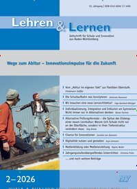 Titelbild der Ausgabe 2/2026 von Lehren & Lernen. Diese Zeitschrift und viele weitere Zeitschriften für Pädagogik als Abo oder epaper bei United Kiosk online kaufen.