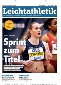 Titelbild der Ausgabe 5/2026 von Leichtathletik. Diese Zeitschrift und viele weitere Sportmagazine als Abo oder epaper bei United Kiosk online kaufen.