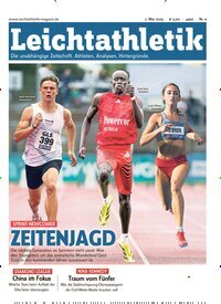 Titelbild der Ausgabe 9/2025 von Leichtathletik. Diese Zeitschrift und viele weitere Sportmagazine als Abo oder epaper bei United Kiosk online kaufen.
