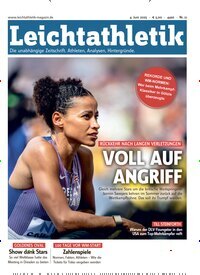 Titelbild der Ausgabe 11/2025 von Leichtathletik. Diese Zeitschrift und viele weitere Sportmagazine als Abo oder epaper bei United Kiosk online kaufen.