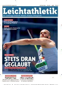 Titelbild der Ausgabe 12/2025 von Leichtathletik. Diese Zeitschrift und viele weitere Sportmagazine als Abo oder epaper bei United Kiosk online kaufen.