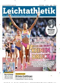 Titelbild der Ausgabe 14/2026 von Leichtathletik. Diese Zeitschrift und viele weitere Sportmagazine als Abo oder epaper bei United Kiosk online kaufen.