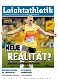 Titelbild der Ausgabe 19/2026 von Leichtathletik. Diese Zeitschrift und viele weitere Sportmagazine als Abo oder epaper bei United Kiosk online kaufen.