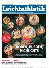 Titelbild der Ausgabe 26/2025 von Leichtathletik. Diese Zeitschrift und viele weitere Sportmagazine als Abo oder epaper bei United Kiosk online kaufen.