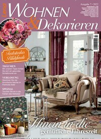 Titelbild der Ausgabe 7/2022 von Lena Wohnen & Dekorieren. Diese Zeitschrift und viele weitere Gartenzeitschriften und Wohnzeitschriften als Abo oder epaper bei United Kiosk online kaufen.
