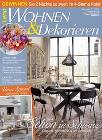 Titelbild der Ausgabe 7/2026 von Lena Wohnen & Dekorieren. Diese Zeitschrift und viele weitere Gartenzeitschriften und Wohnzeitschriften als Abo oder epaper bei United Kiosk online kaufen.