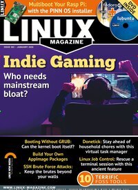 Titelbild der Ausgabe 1/2026 von Linux Magazine USA. Diese Zeitschrift und viele weitere Computerzeitschriften, Tabletmagazine und Smartphonemagazine als Abo oder epaper bei United Kiosk online kaufen.