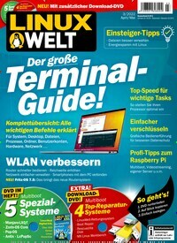 Titelbild der Ausgabe 3/2022 von LinuxWelt. Diese Zeitschrift und viele weitere Computerzeitschriften, Tabletmagazine und Smartphonemagazine als Abo oder epaper bei United Kiosk online kaufen.
