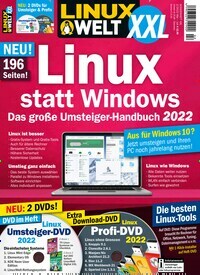 Titelbild der Ausgabe 2/2022 von LinuxWelt XXL. Diese Zeitschrift und viele weitere Audiomagazine, Filmmagazine und Fotozeitschriften als Abo oder epaper bei United Kiosk online kaufen.