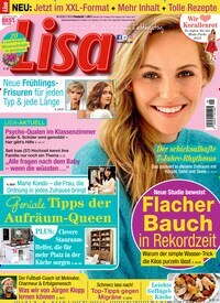 Titelbild der Ausgabe 9/2019 von Lisa. Diese Zeitschrift und viele weitere Frauenzeitschriften als Abo oder epaper bei United Kiosk online kaufen.