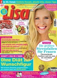 Titelbild der Ausgabe 17/2019 von Lisa. Diese Zeitschrift und viele weitere Frauenzeitschriften als Abo oder epaper bei United Kiosk online kaufen.
