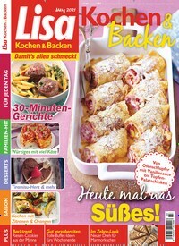 Titelbild der Ausgabe 3/2021 von Lisa Kochen & Backen. Diese Zeitschrift und viele weitere Kochzeitschriften und Backzeitschriften als Abo oder epaper bei United Kiosk online kaufen.
