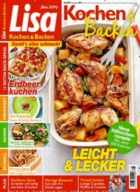 Titelbild der Ausgabe 5/2019 von Lisa Kochen & Backen. Diese Zeitschrift und viele weitere Kochzeitschriften und Backzeitschriften als Abo oder epaper bei United Kiosk online kaufen.