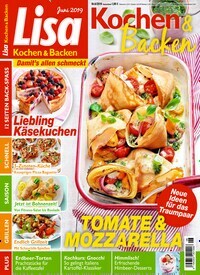 Titelbild der Ausgabe 6/2019 von Lisa Kochen & Backen. Diese Zeitschrift und viele weitere Kochzeitschriften und Backzeitschriften als Abo oder epaper bei United Kiosk online kaufen.
