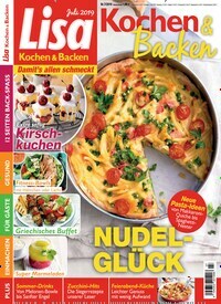 Titelbild der Ausgabe 7/2019 von Lisa Kochen & Backen. Diese Zeitschrift und viele weitere Kochzeitschriften und Backzeitschriften als Abo oder epaper bei United Kiosk online kaufen.