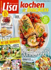Titelbild der Ausgabe 7/2022 von Lisa Kochen & Backen. Diese Zeitschrift und viele weitere Kochzeitschriften und Backzeitschriften als Abo oder epaper bei United Kiosk online kaufen.