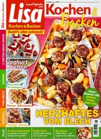 Titelbild der Ausgabe 8/2019 von Lisa Kochen & Backen. Diese Zeitschrift und viele weitere Kochzeitschriften und Backzeitschriften als Abo oder epaper bei United Kiosk online kaufen.