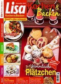 Titelbild der Ausgabe 11/2021 von Lisa Kochen & Backen. Diese Zeitschrift und viele weitere Kochzeitschriften und Backzeitschriften als Abo oder epaper bei United Kiosk online kaufen.