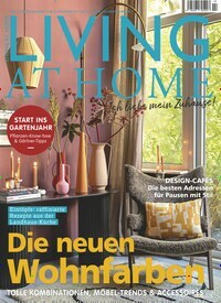 Titelbild der Ausgabe 2/2022 von Living at Home. Diese Zeitschrift und viele weitere Gartenzeitschriften und Wohnzeitschriften als Abo oder epaper bei United Kiosk online kaufen.
