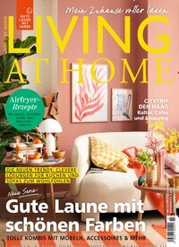 Titelbild der Ausgabe 2/2026 von Living at Home. Diese Zeitschrift und viele weitere Gartenzeitschriften und Wohnzeitschriften als Abo oder epaper bei United Kiosk online kaufen.