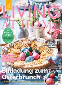 Titelbild der Ausgabe 3/2026 von Living at Home. Diese Zeitschrift und viele weitere Gartenzeitschriften und Wohnzeitschriften als Abo oder epaper bei United Kiosk online kaufen.