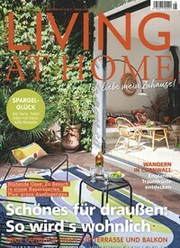 Titelbild der Ausgabe 5/2024 von Living at Home. Diese Zeitschrift und viele weitere Gartenzeitschriften und Wohnzeitschriften als Abo oder epaper bei United Kiosk online kaufen.