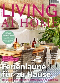 Titelbild der Ausgabe 8/2022 von Living at Home. Diese Zeitschrift und viele weitere Gartenzeitschriften und Wohnzeitschriften als Abo oder epaper bei United Kiosk online kaufen.