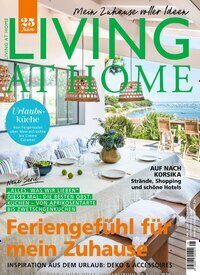 Titelbild der Ausgabe 8/2025 von Living at Home. Diese Zeitschrift und viele weitere Gartenzeitschriften und Wohnzeitschriften als Abo oder epaper bei United Kiosk online kaufen.