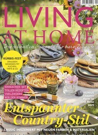 Titelbild der Ausgabe 9/2019 von Living at Home. Diese Zeitschrift und viele weitere Gartenzeitschriften und Wohnzeitschriften als Abo oder epaper bei United Kiosk online kaufen.