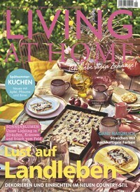 Titelbild der Ausgabe 9/2021 von Living at Home. Diese Zeitschrift und viele weitere Gartenzeitschriften und Wohnzeitschriften als Abo oder epaper bei United Kiosk online kaufen.