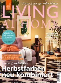 Titelbild der Ausgabe 10/2026 von Living at Home. Diese Zeitschrift und viele weitere Gartenzeitschriften und Wohnzeitschriften als Abo oder epaper bei United Kiosk online kaufen.