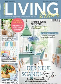 Titelbild der Ausgabe 8/2020 von Living & More. Diese Zeitschrift und viele weitere Gartenzeitschriften und Wohnzeitschriften als Abo oder epaper bei United Kiosk online kaufen.
